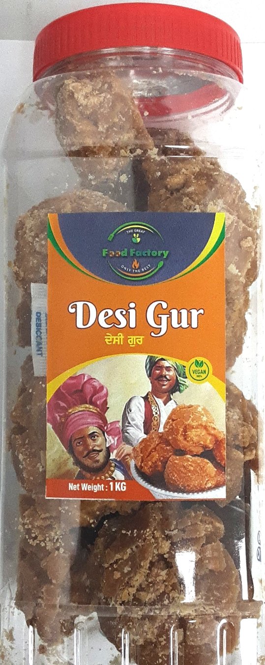 Food Factory Jaggery Desi Gur 1Kg