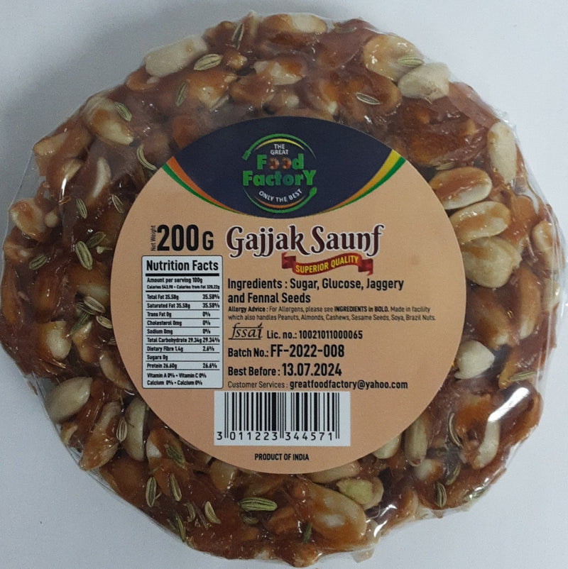 Food Factory Gajjak Saunf 200g