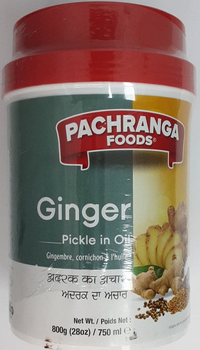 Pachranga Pickle Ginger in Oil 800g