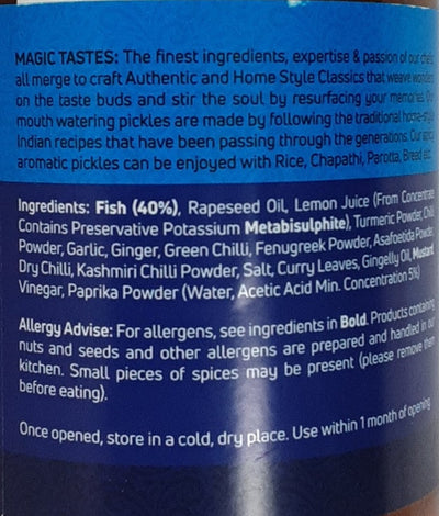 Magic Tastes Fish Pickle 270g