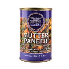 Heera Ready To Eat Mutter Paneer 450g