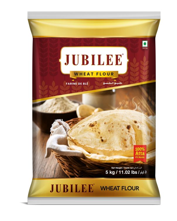 Jubilee Chakki Fresh Atta 100% Indian Wheat Flour 10Kg