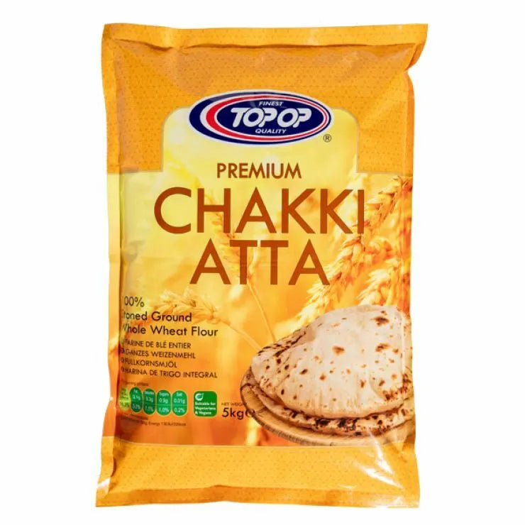 Top Op Premium Chakki Atta 5Kg BBE May 2024