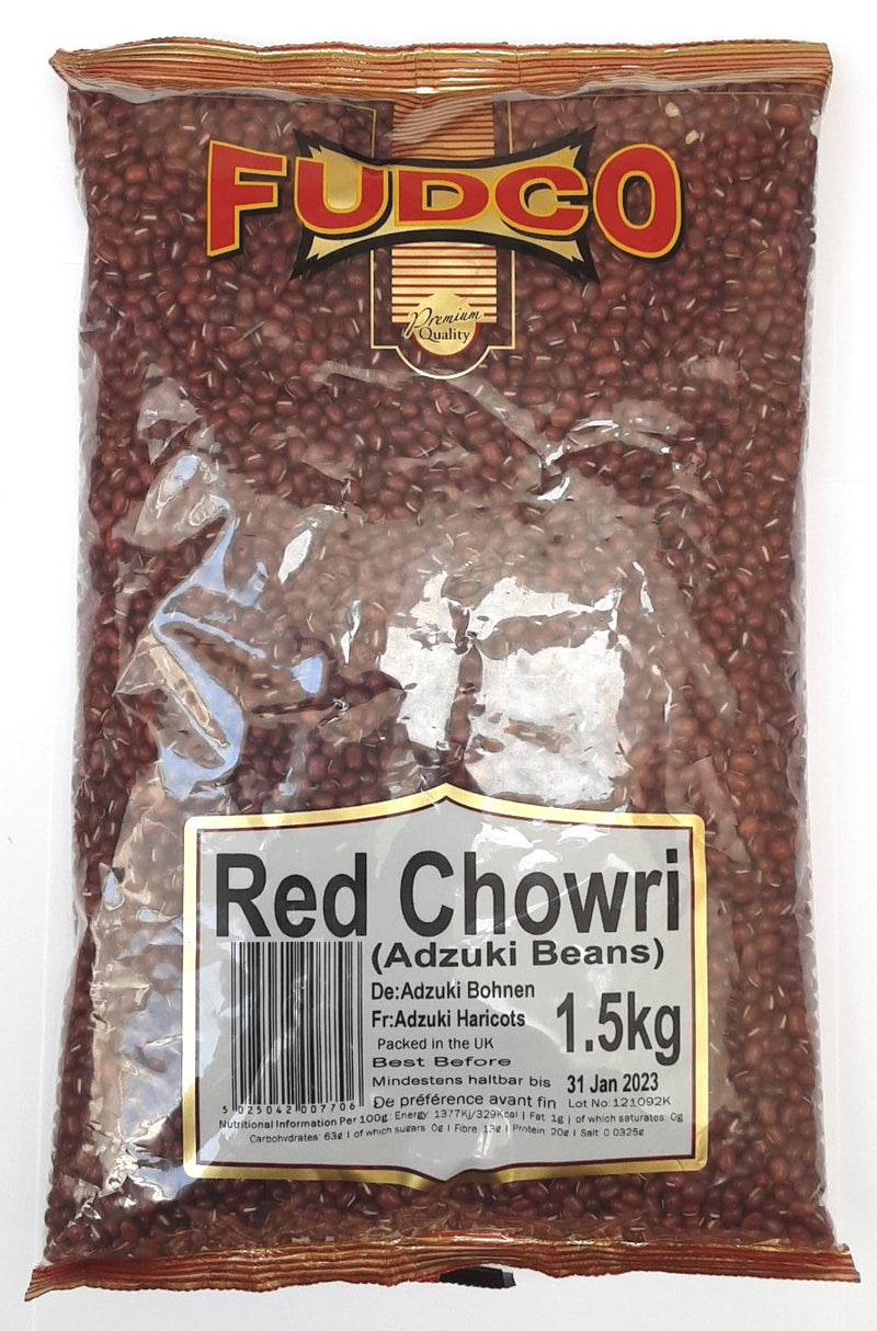 Fudco Red Chowri Abzuki Beans 1.5kg