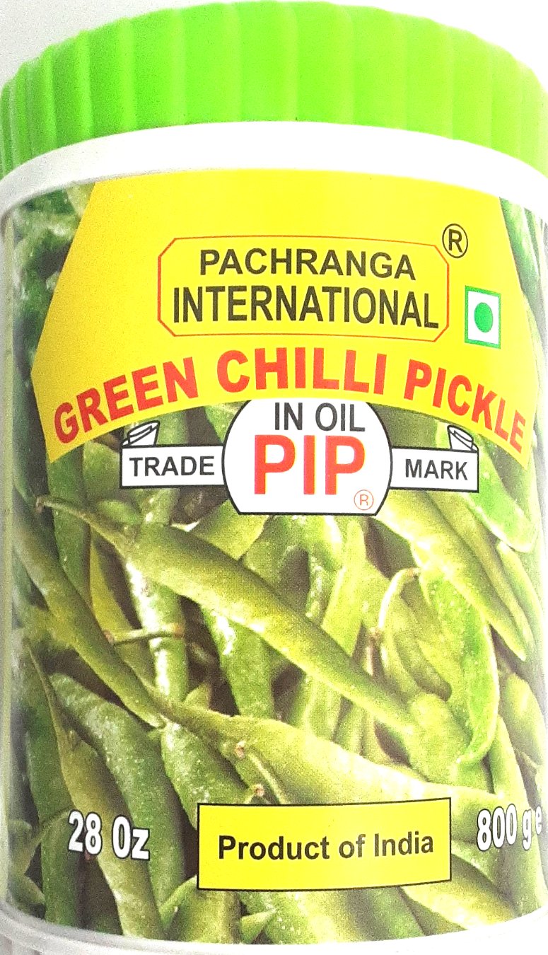 Pachranga Pickle Green Chilli In Oil 800g