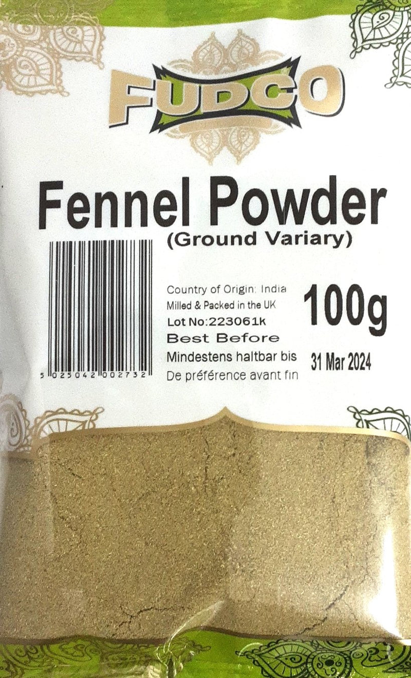 Fudco Fennel Powder Ground Variary 100g
