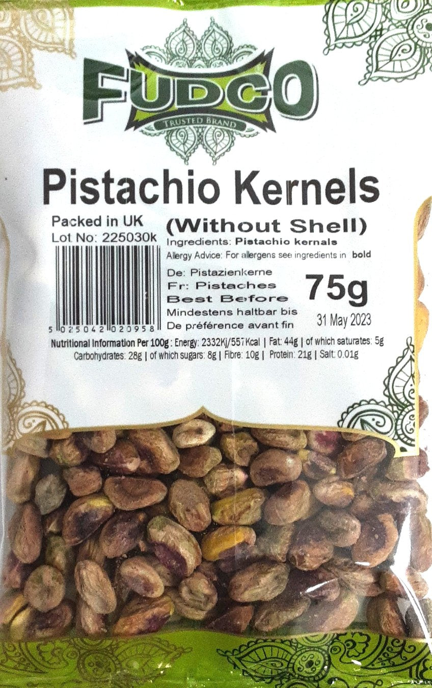 Fudco Pistachio Kernels 75g ExoticEstore