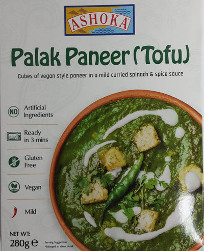 Ashoka Ready Meal Palak Paneer Tofu 280g