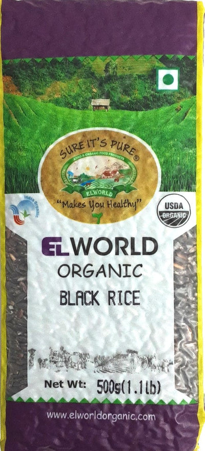 EL World Rice Black Organic 500g