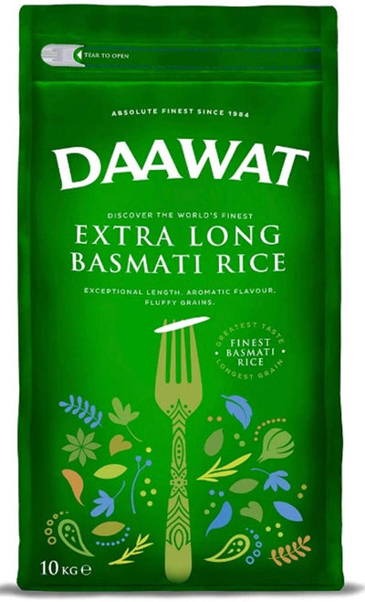 Daawat Extra Long Basmati Rice - 10kg - ExoticEstore