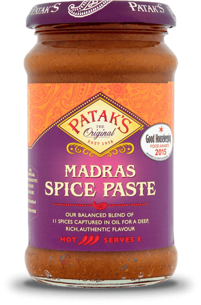 Patak's Madras Spice Paste 283g - ExoticEstore
