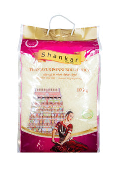 Shankar T Ponni Boiled Rice 10kg - ExoticEstore