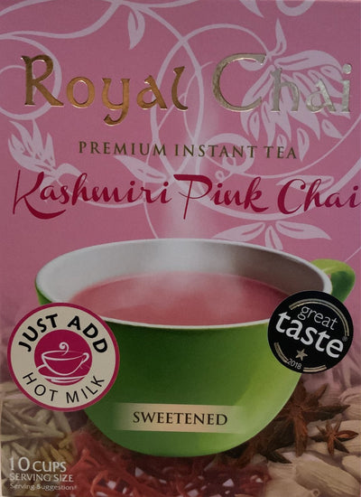 Royal Chai Instant Tea Kashmiri Pink Chai Sweetened - 200g - ExoticEstore