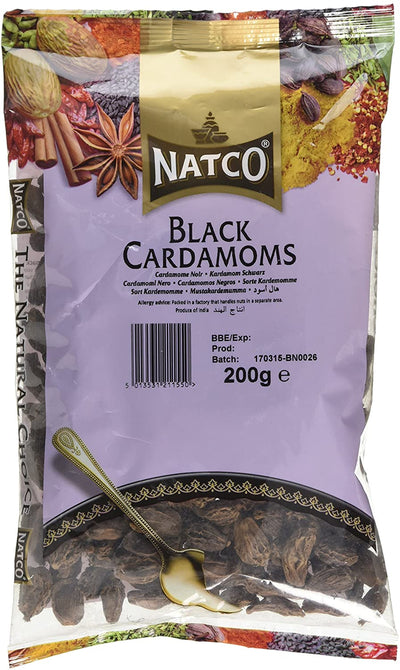 Natco Black Cardamoms 200g - ExoticEstore