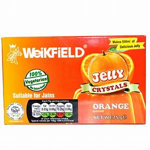 Weikfield Jelly Crystals Orange 100% Vegetarian 75g