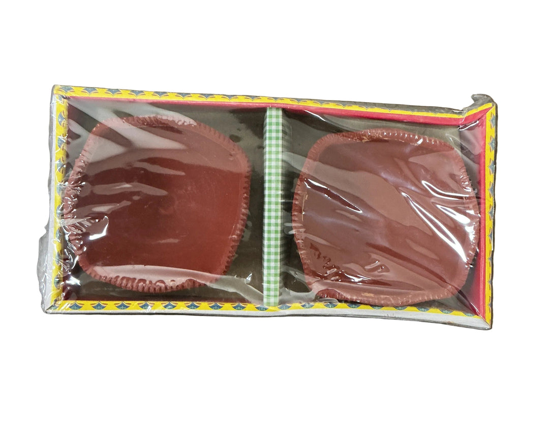Diwali Clay Diyas Traditional 2 Pack E3