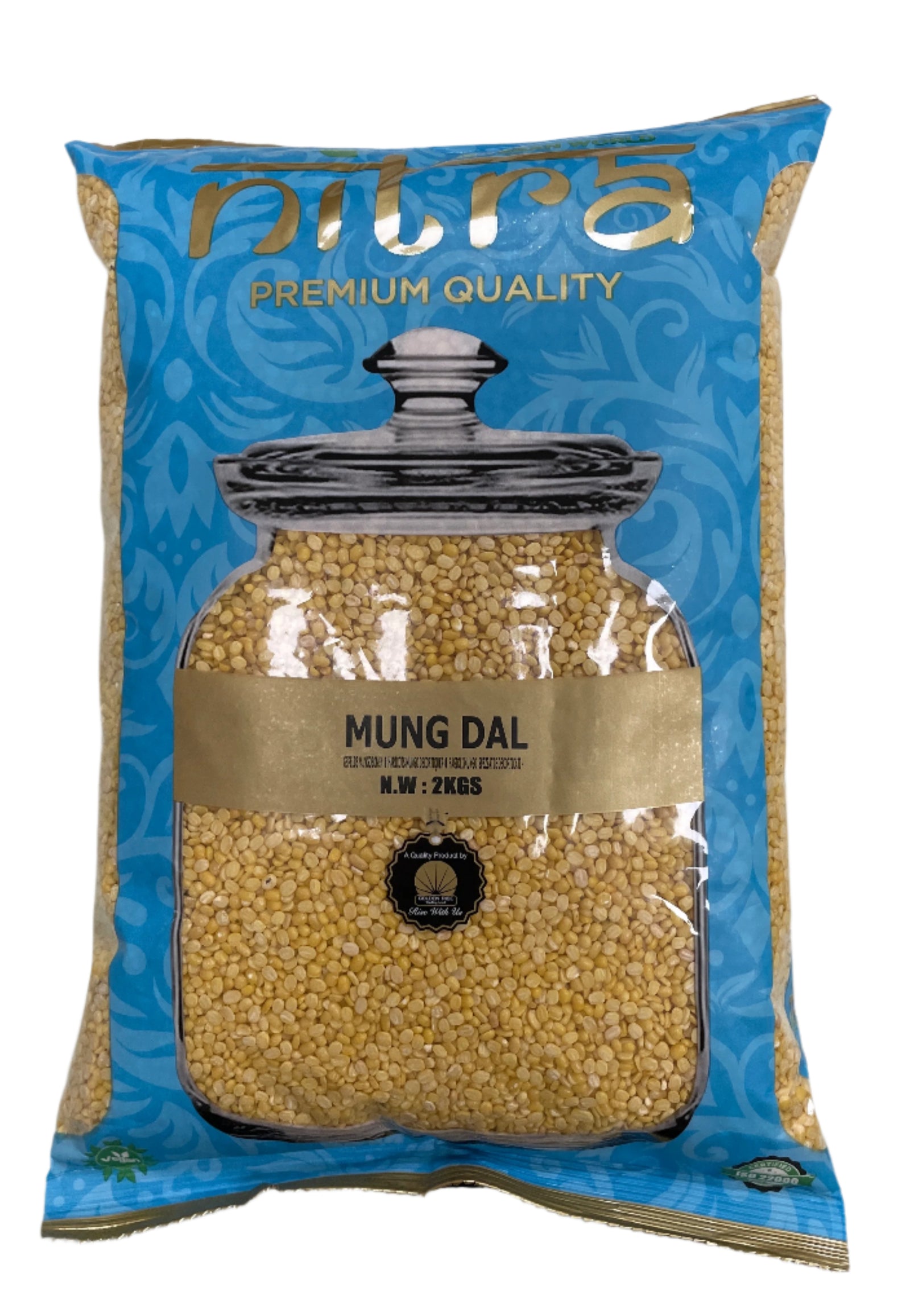 Nitra Lentils Mung Dall Premium Quality 2Kg - ExoticEstore