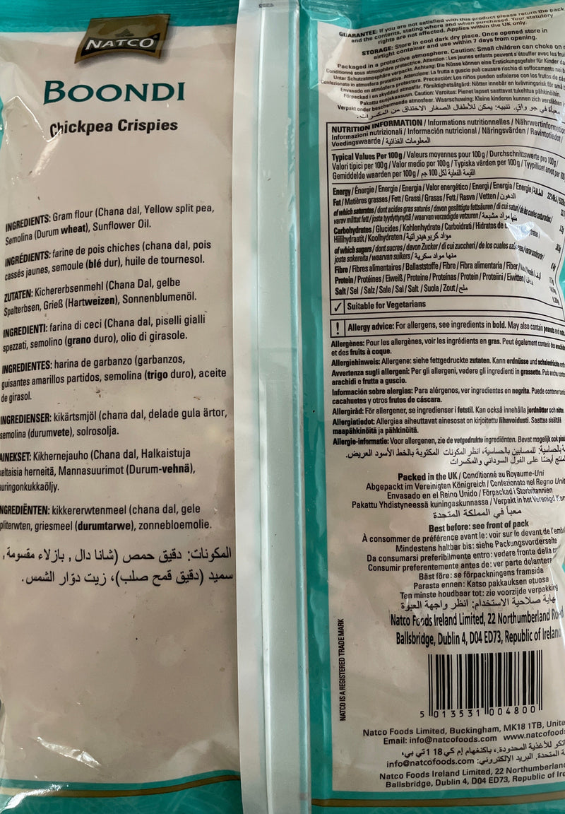 Natco Boondi 325g