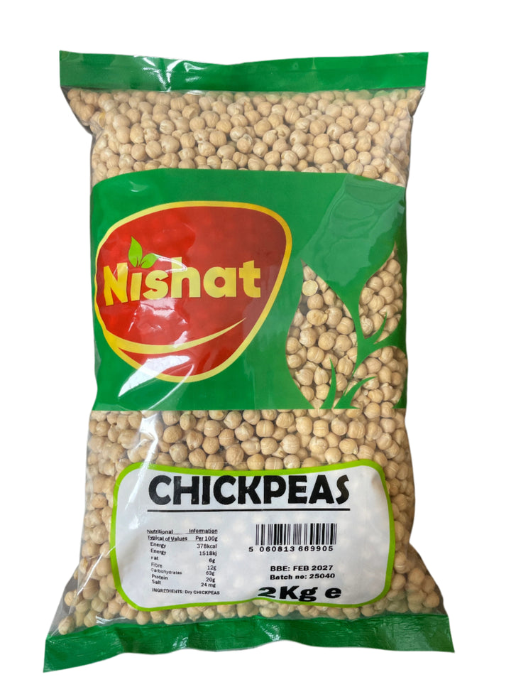 Nishat Chick Peas White Chana 2Kg