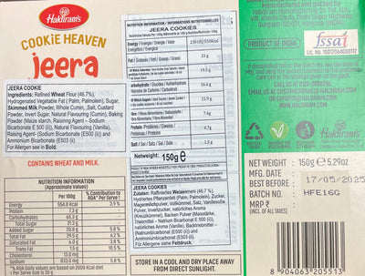 Haldirams Cookie Heaven Jeera 150g