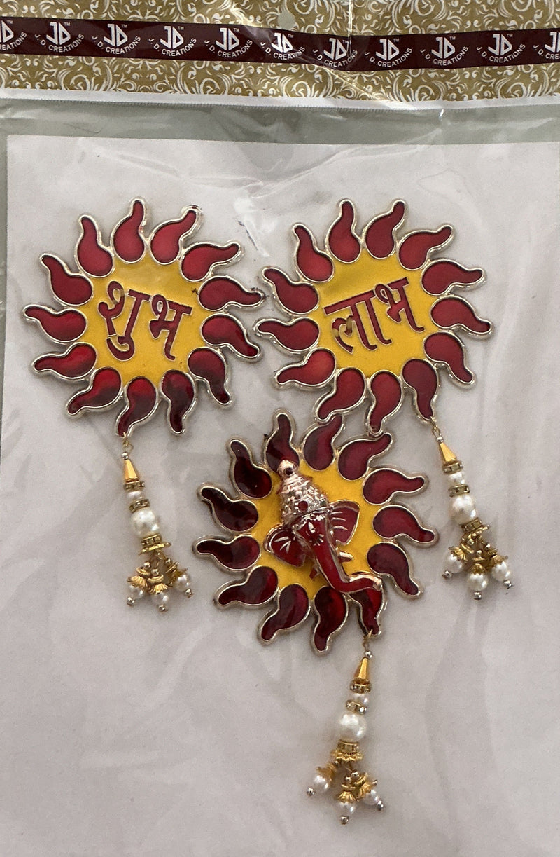 Diwali Decorations Shubh Labh 3Pcs D2