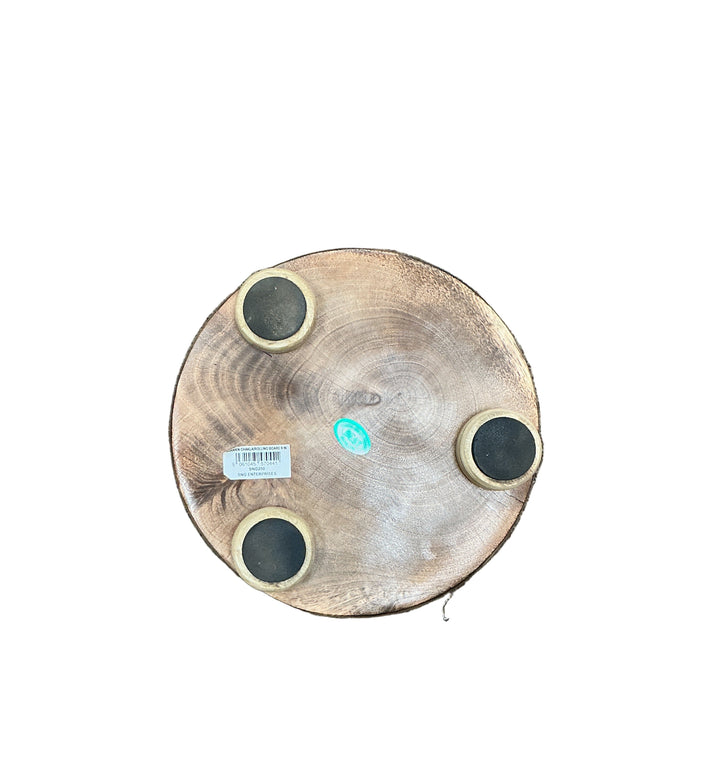 Wooden Patla Chakla with Legs 9 Inch