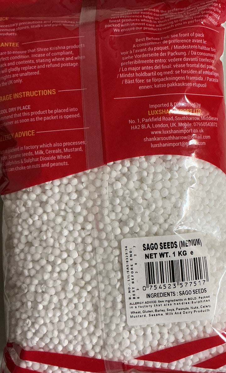 Shree Krishna Sago Seeds Medium 1Kg