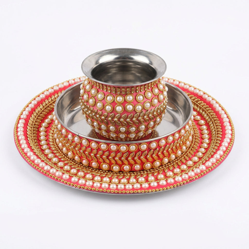 Karwa Chauth Thali Set Design 2