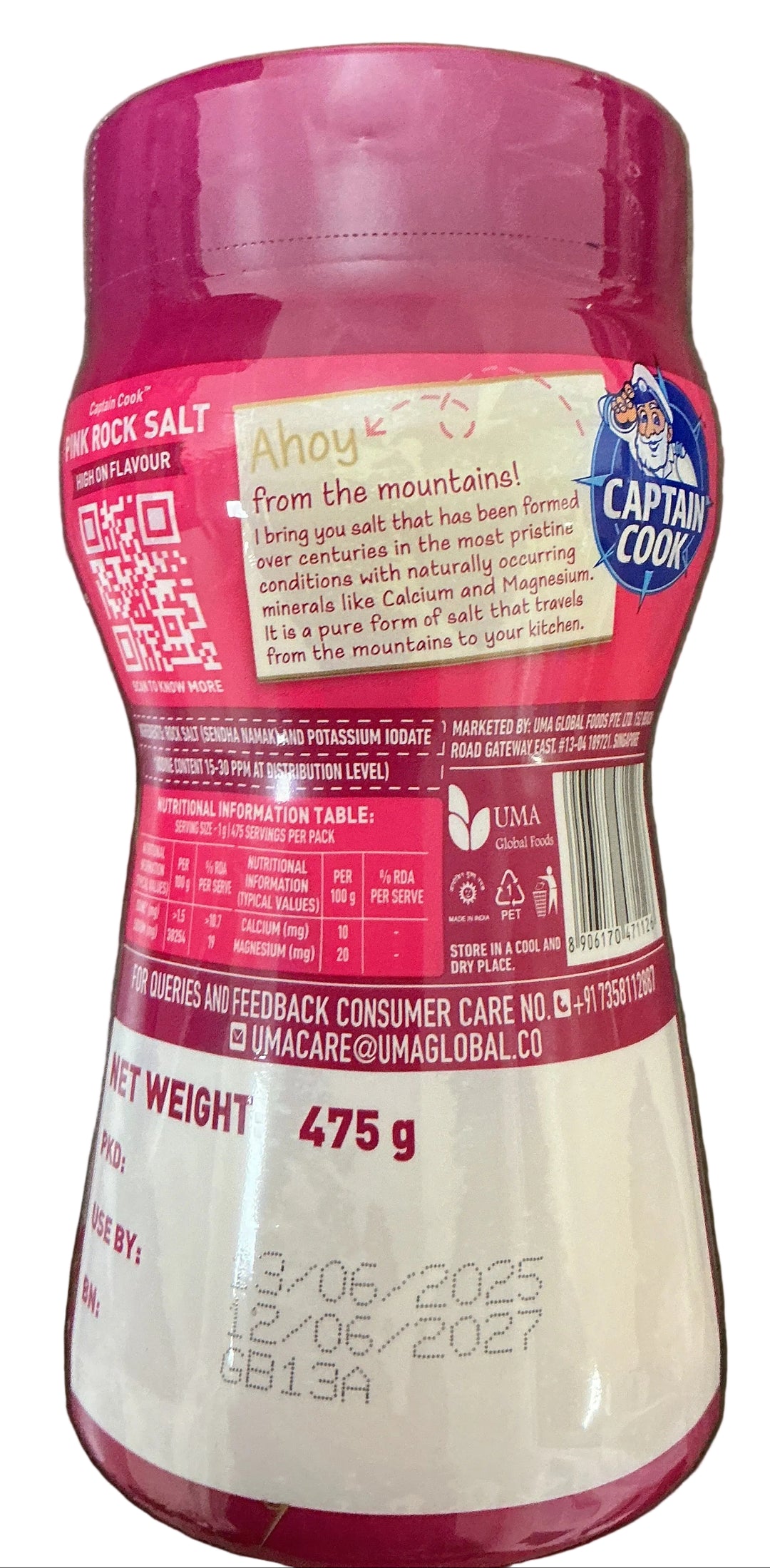 Captain Cook Salt Pink 475g