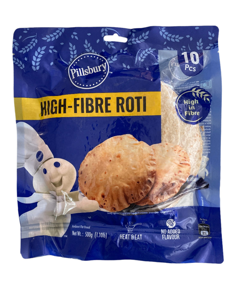 Pillsbury Roti High Fibre 500g 10pcs