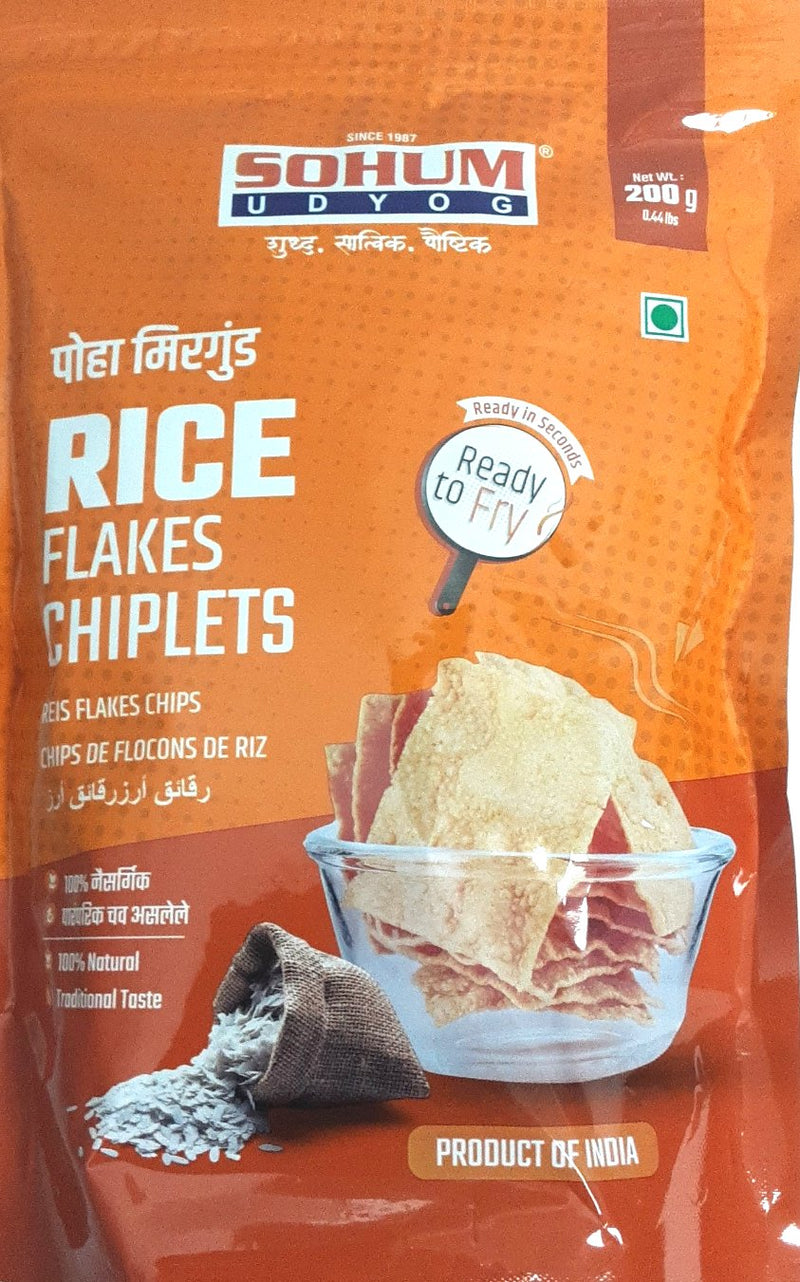Sohum Udyog Rice Flakes Chiplets 200g