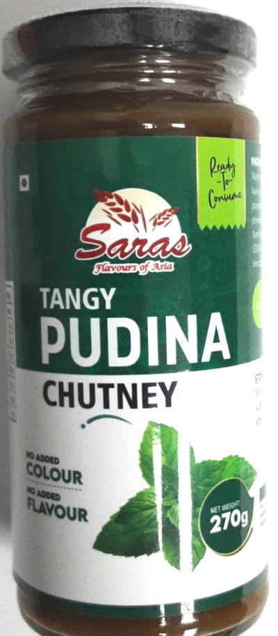 Saras Tangy Chutney Pudina 270g
