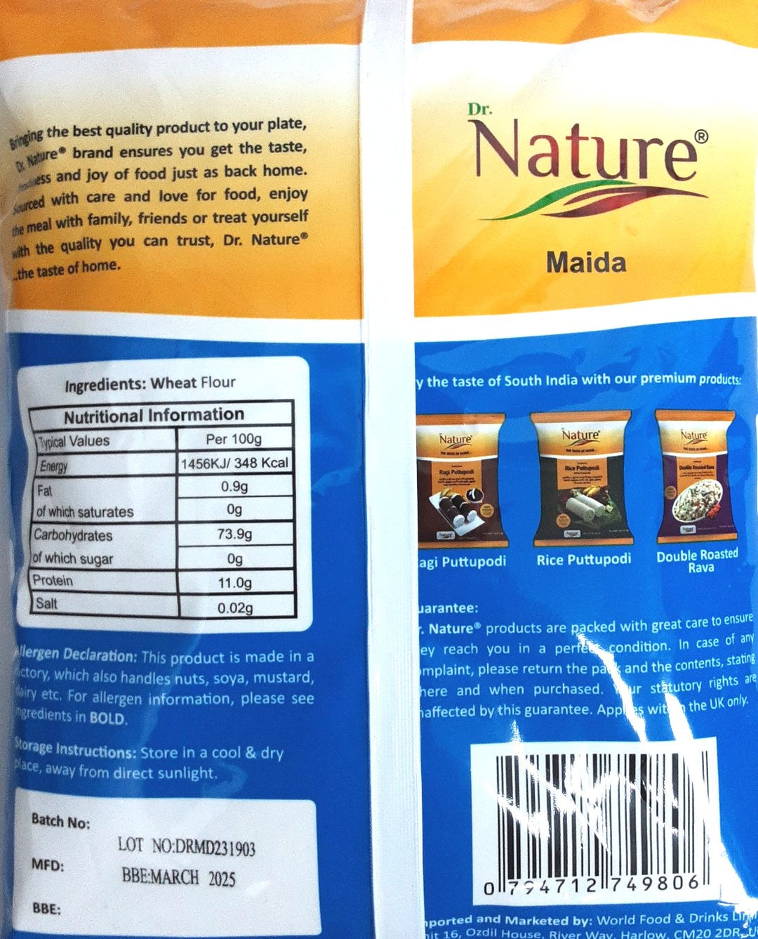 Dr Nature Traditional Maida 1Kg