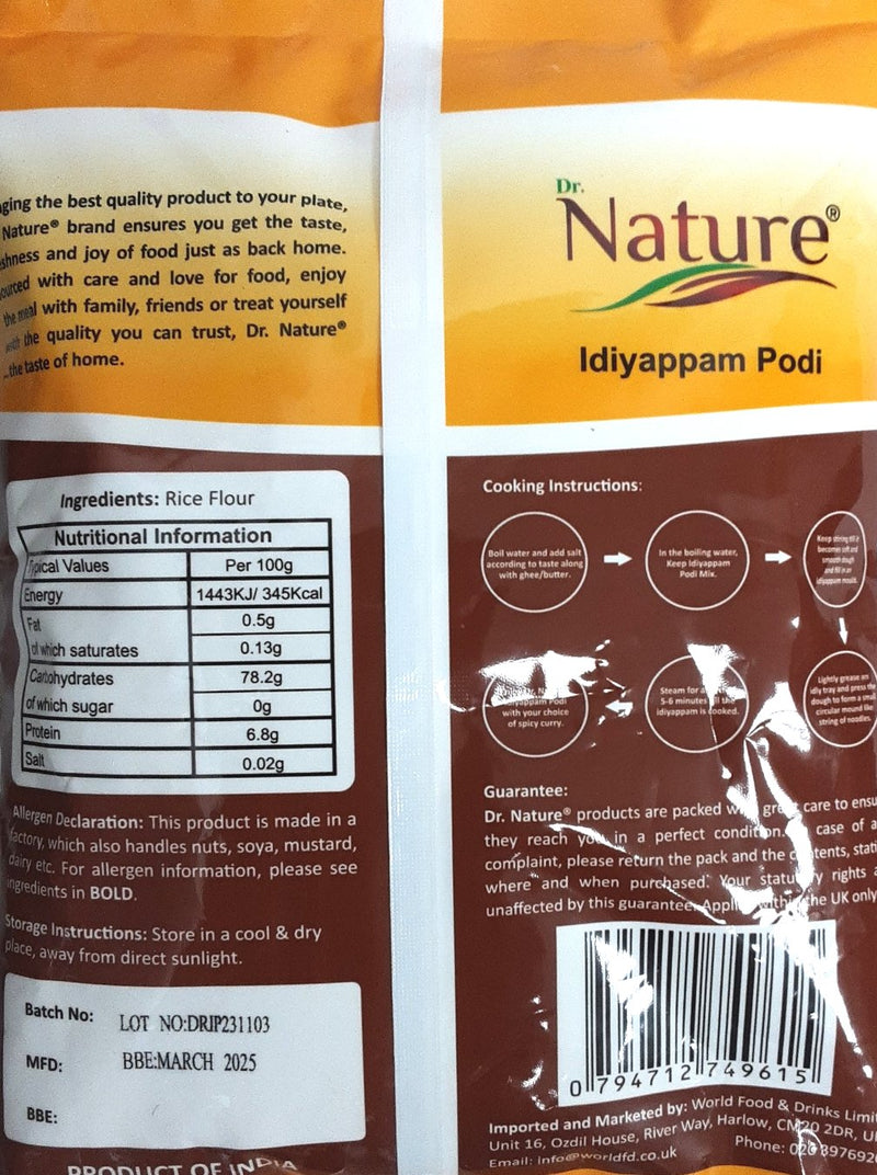 Dr Nature Traditional Idiyappam Podi 1Kg