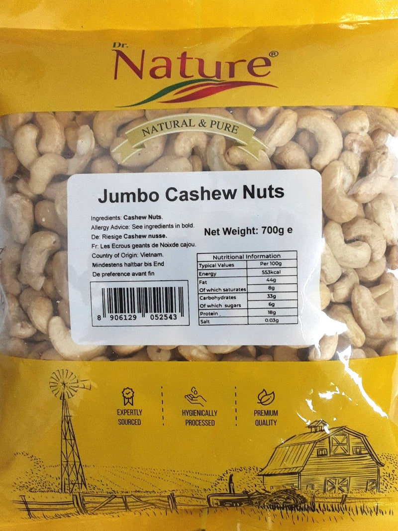 DR Nature Cashew Nuts Jumbo 700g