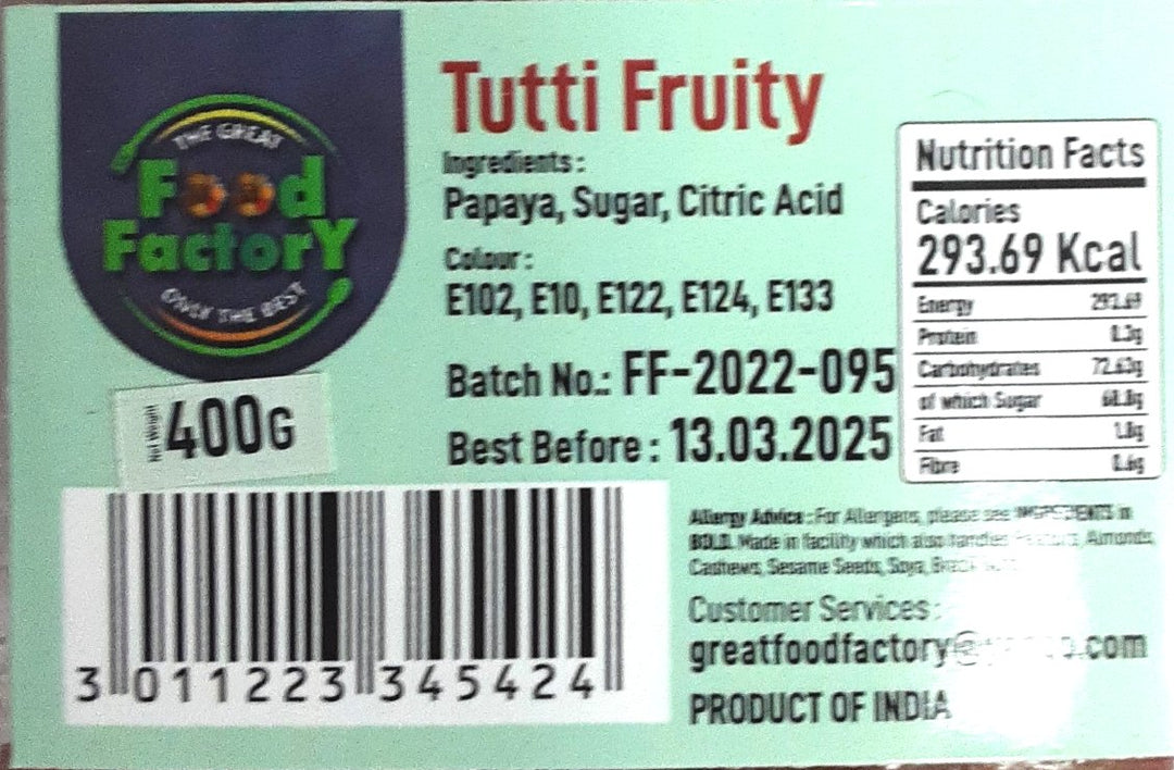 Majestic Tutti Fruity 400g
