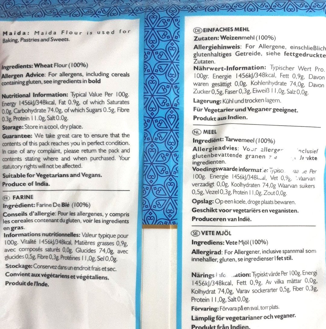 Top Op Maida Indian Plain Flour 1Kg