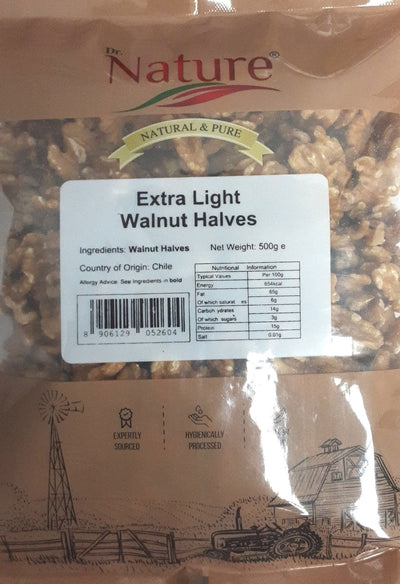 Dr Nature Extra Light Walnut Halves 500g