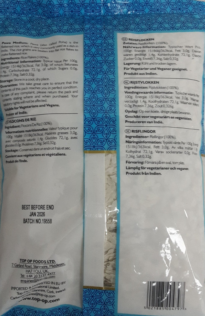 Top Op Pawa Medium Rice Flakes 1Kg