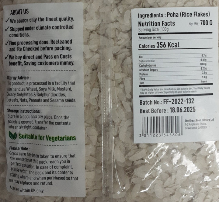 Food Factory Poha Medium 700g
