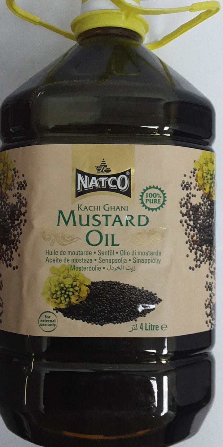 Natco Kachi Ghani Pure Mustard Oil 4 ltr