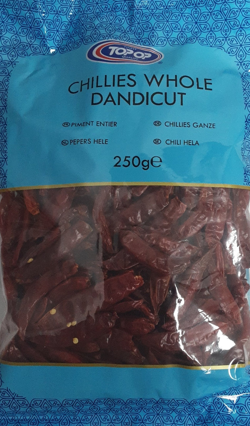Top Op Chillies Whole Dandicut 250g