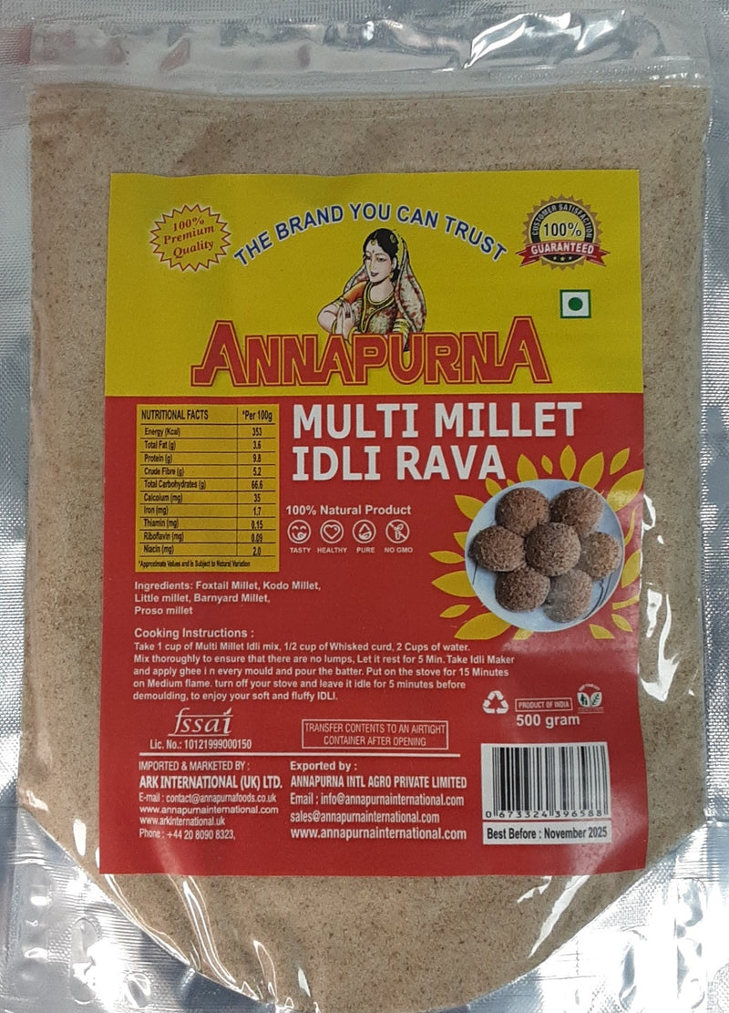 Annapurna Multi Millet Idli Rava 500g