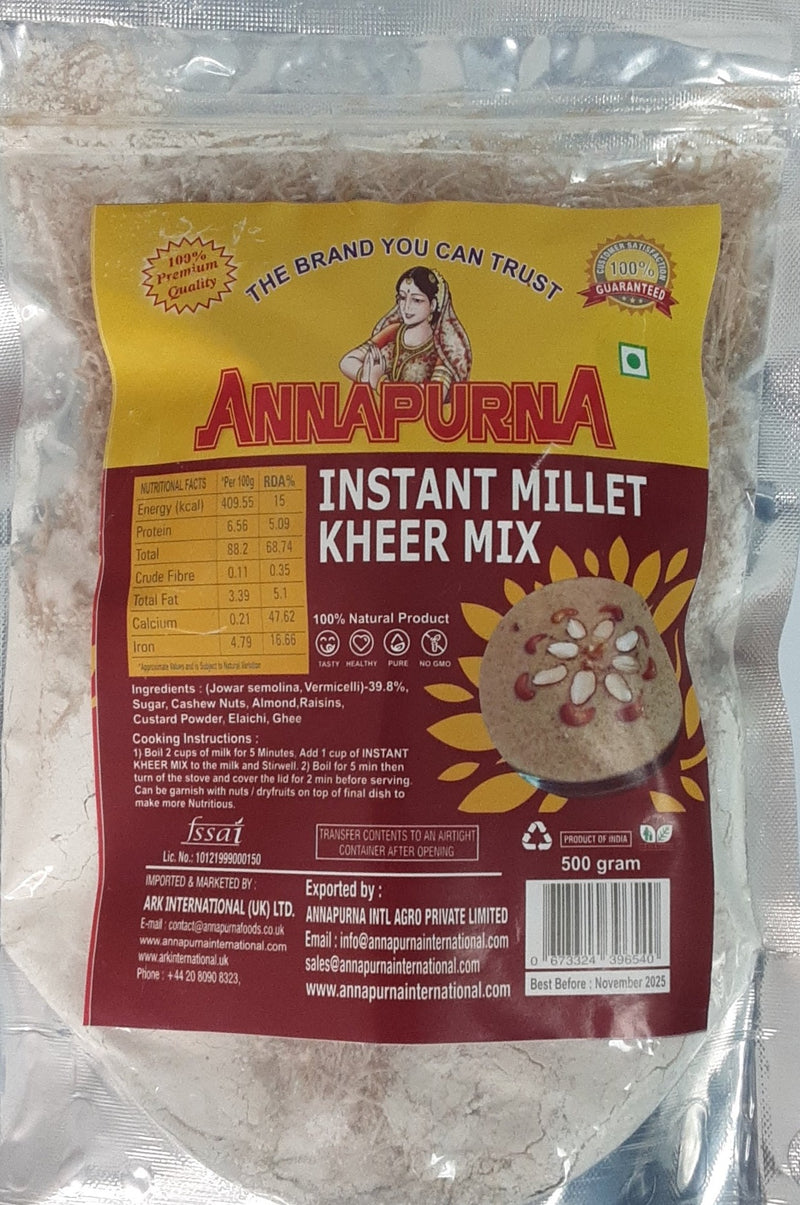 Annapurna Millet Kheer Mix Instant 500g