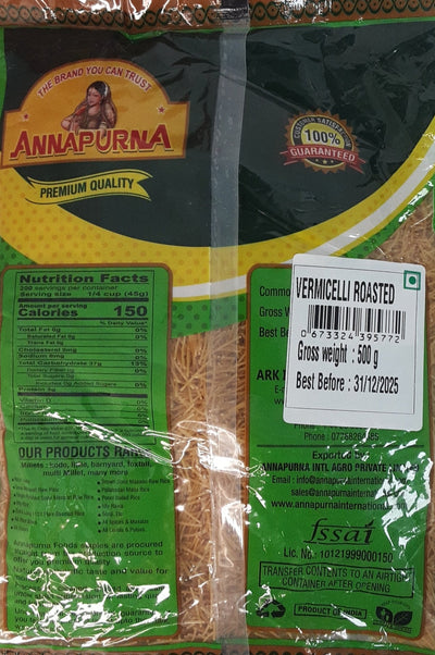 Annapurna Vermicelli Roasted 500g