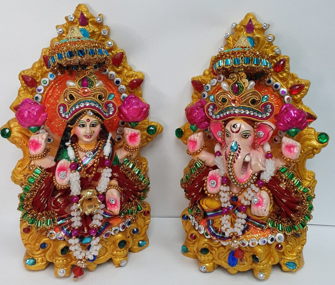 Laxmi &amp; Ganesh Ji Idols Pack