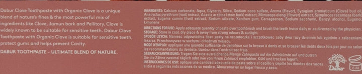 Dabur Toothpaste Cavity Protection Clove 100ml