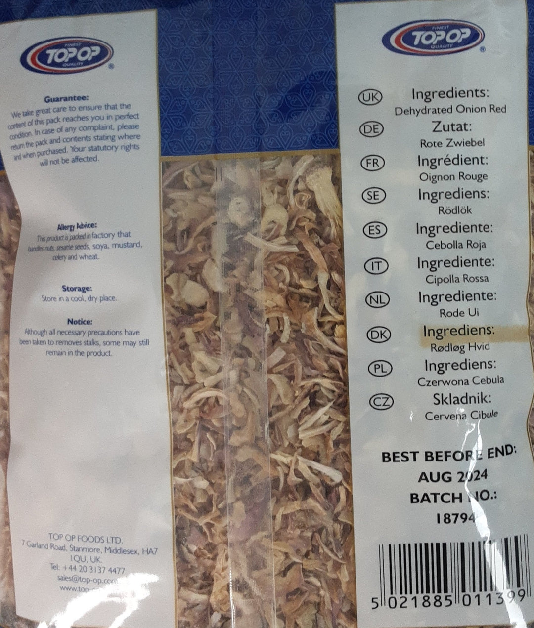 Top Op Red Onions 500g