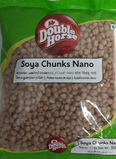 Double Horse Soya Chunks Nano 500g
