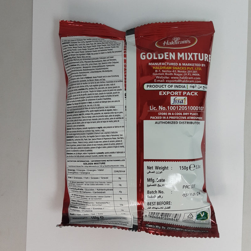 Haldirams Golden Mixture 150g PM